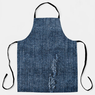 Old torn denim: jeans texture. apron