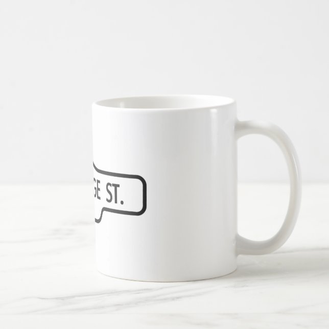 Old Toronto Street Sign - St George Street Coffee Mug (Right)