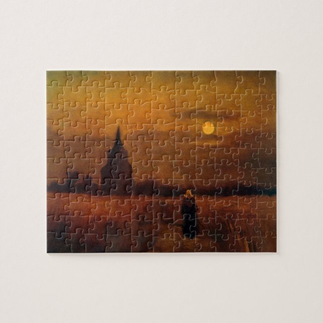 Old Tower In The Fields by Vincent van Gogh Jigsaw Puzzle (Horizontal)