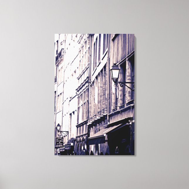 Old Town Buildings, France Canvas Print (Front)
