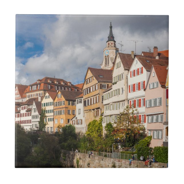 Old Town Buildings | Germany Tile (Front)