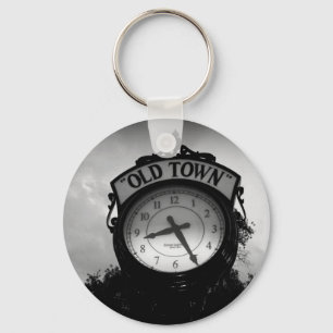 Old Town Clock Key Ring