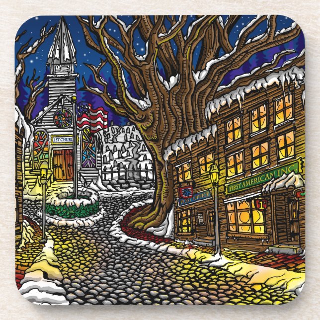 Old Town Coaster Set of 6 (Front)