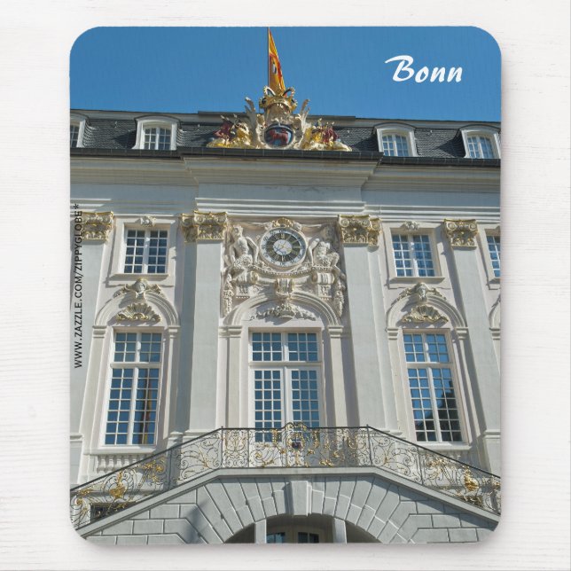 Old Town Hall in Bonn Mouse Mat (Front)