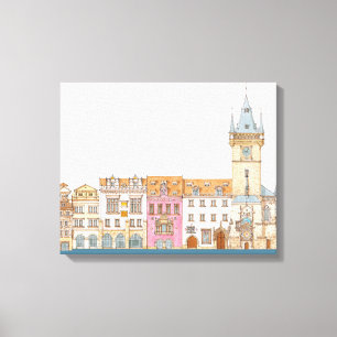 Old Town Hall. Prague Czech Canvas Print