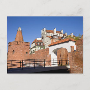 Old Town in Warsaw Postcard