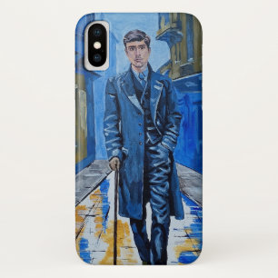 Old town, man, street, cane iPhone x case