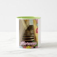 Old town Morocco travel poster