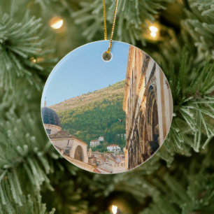Old town of Dubrovnik  Ceramic Tree Decoration