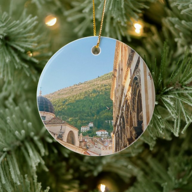 Old town of Dubrovnik  Ceramic Tree Decoration (Tree)
