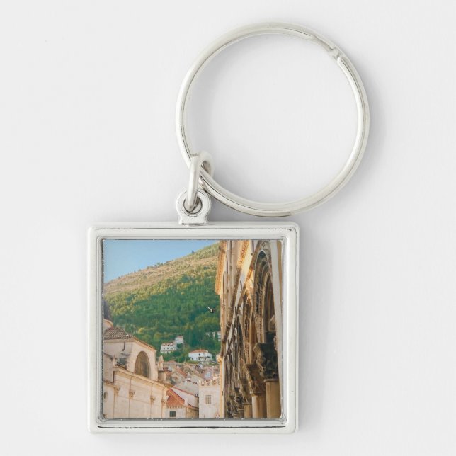 Old town of Dubrovnik  Key Ring (Front)