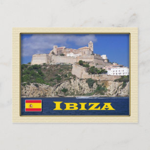 Old Town of Ibiza, Balearic Islands, Spain Postcard