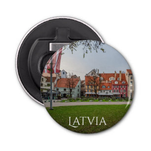 Old town of Riga in autumn Bottle Opener