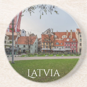 Old town of Riga in autumn Coaster