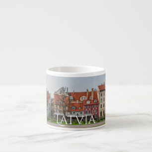 Old town of Riga in autumn Espresso Cup