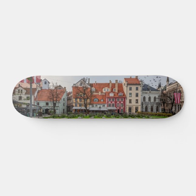 Old town of Riga in autumn Skateboard (Horz)