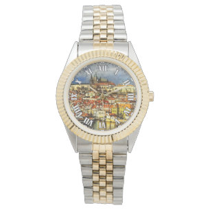 Old town Prague (Praha) from Bridge Tower Watch