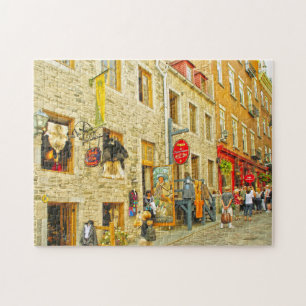 Old Town Quebec. Jigsaw Puzzle