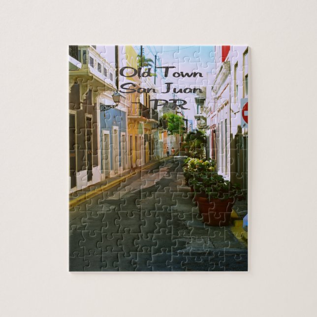 Old Town San Juan Puerto Rico Jigsaw Puzzle (Vertical)