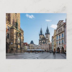 Old Town Square in Prague Postcard