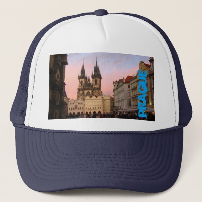 Old Town Square- Prague, Czech Republic Hat (Front)