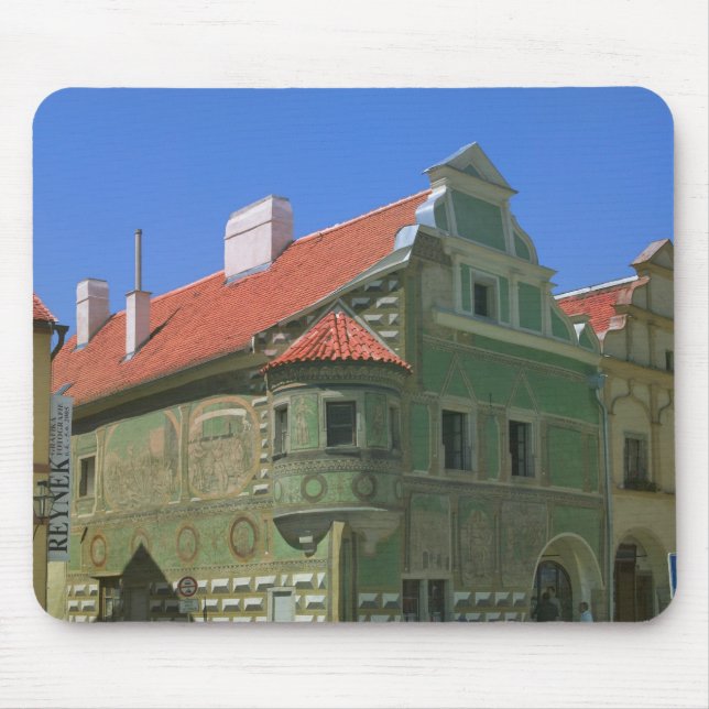 Old town square surrounded by 16th-century 2 mouse mat (Front)