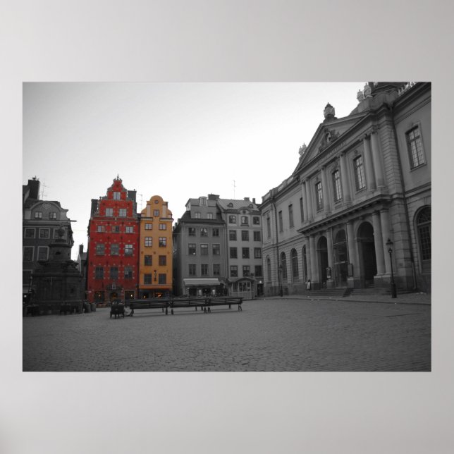 Old Town Stockholm Poster (Front)