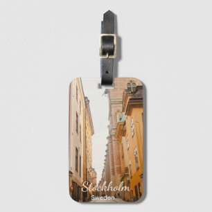 Old Town, Stockholm, Sweden Souvenir Luggage Tag