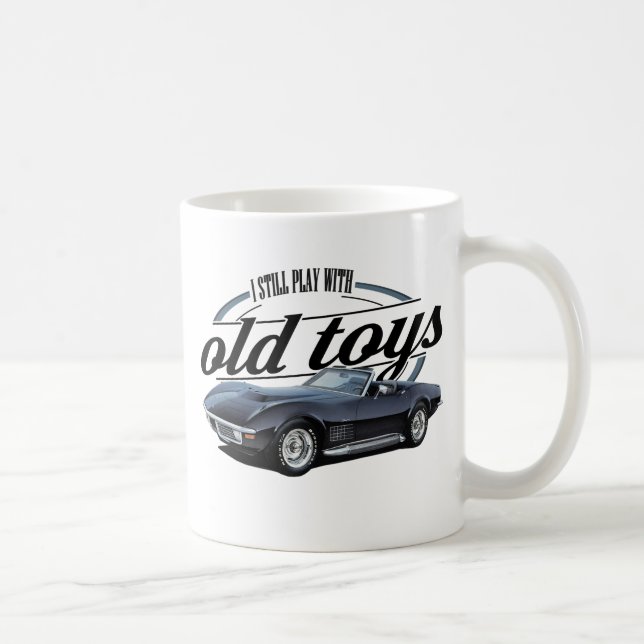 old toys black vette coffee mug (Right)