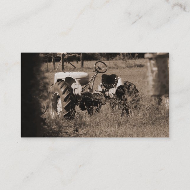 Old Tractor Business Cards (Front)