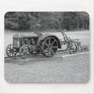 Old Tractor From The Past Mouse Mat