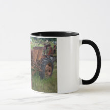 old tractor mug