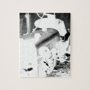 Old Tractor - negative Jigsaw Puzzle