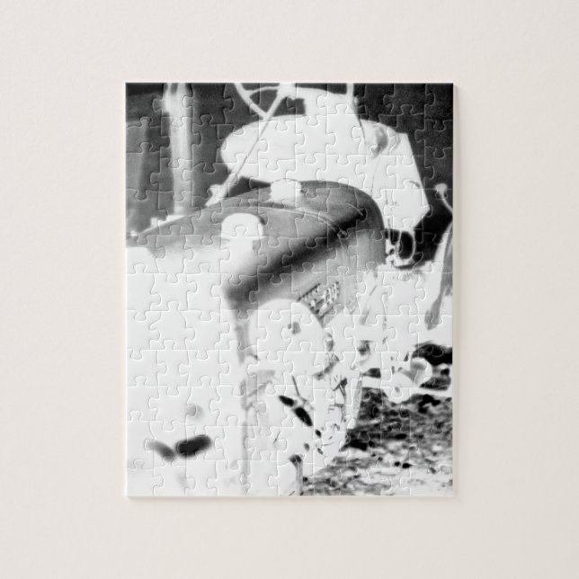 Old Tractor - negative Jigsaw Puzzle (Vertical)