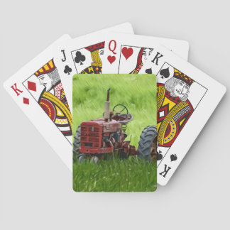 Old Tractor Playing Cards
