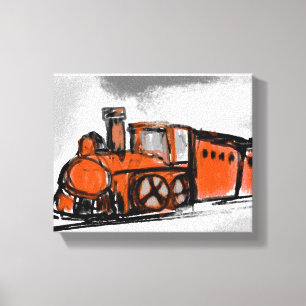 Old Train Canvas Print