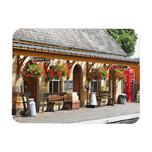 OLD TRAIN STATION  MAGNET