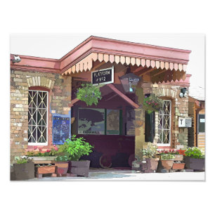 OLD TRAIN STATION PHOTO PRINT