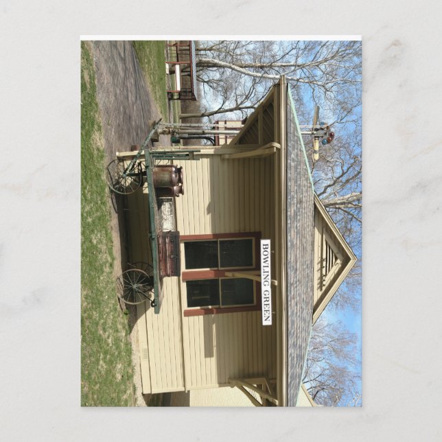 Old Train Station Postcard (Front)