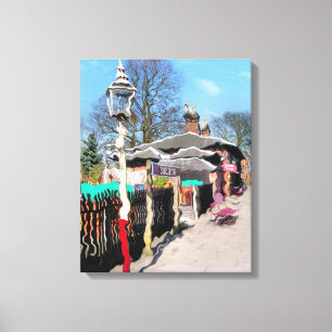 OLD TRAIN STATIONS CANVAS PRINT