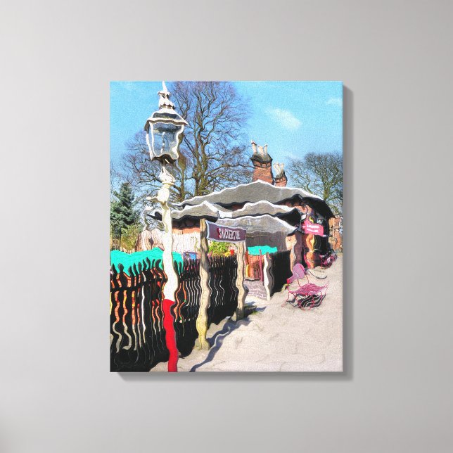 OLD TRAIN STATIONS CANVAS PRINT (Front)