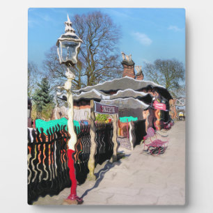 OLD TRAIN STATIONS PLAQUE