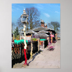 OLD TRAIN STATIONS POSTER