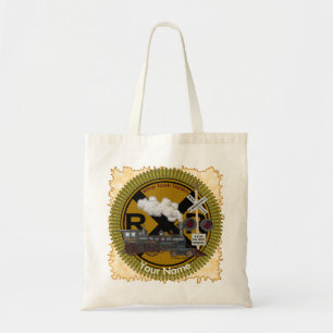 Old Train Tote Bag