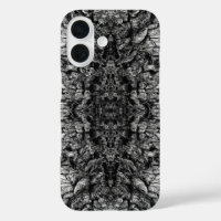 Old Tree Bark Black And White Photo Pattern Design