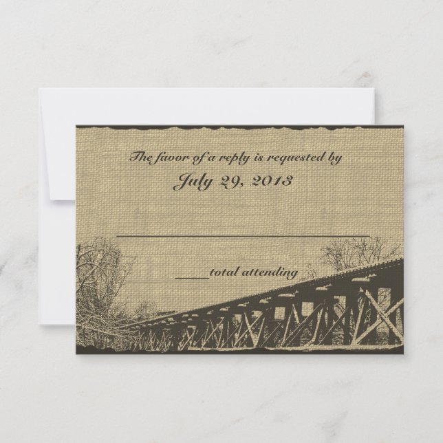 Old Trestle Bridge Wedding Response (Front)