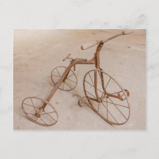 OLD TRICYCLE 1928 POSTCARD