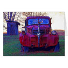 Old Truck and Outhouse