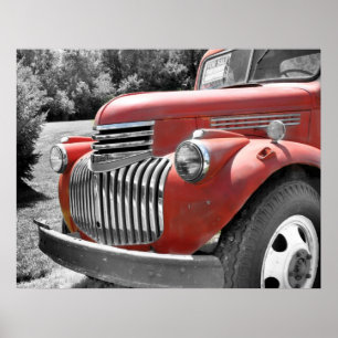 Old Truck Poster