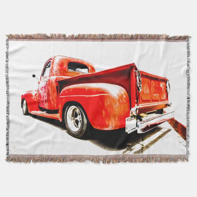 Old Truck Throw Blanket (Front)